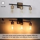 preview thumbnail 13 of 11, Modern 3/4-Light Black Gold Linear Bathroom Vanity Light Cylinder Glass Wall Sconces