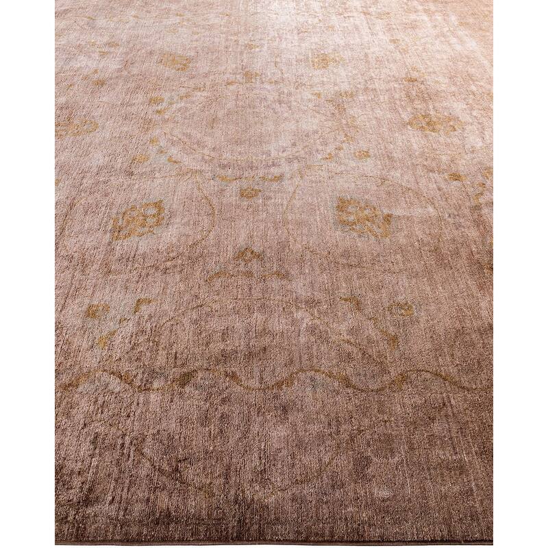 Vibrance One-of-a-Kind Hand-Knotted Area Rug - Beige, 8' 10" x 8' 10" - 8' 10" x 8' 10"