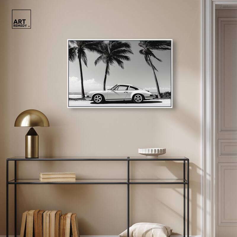 Analog Vintage Car Canvas by Art Remedy
