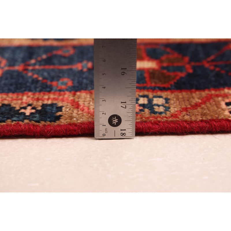 ECARPETGALLERY Hand-knotted Konya Anatolian Red Wool Rug - 4'9 x 8'10