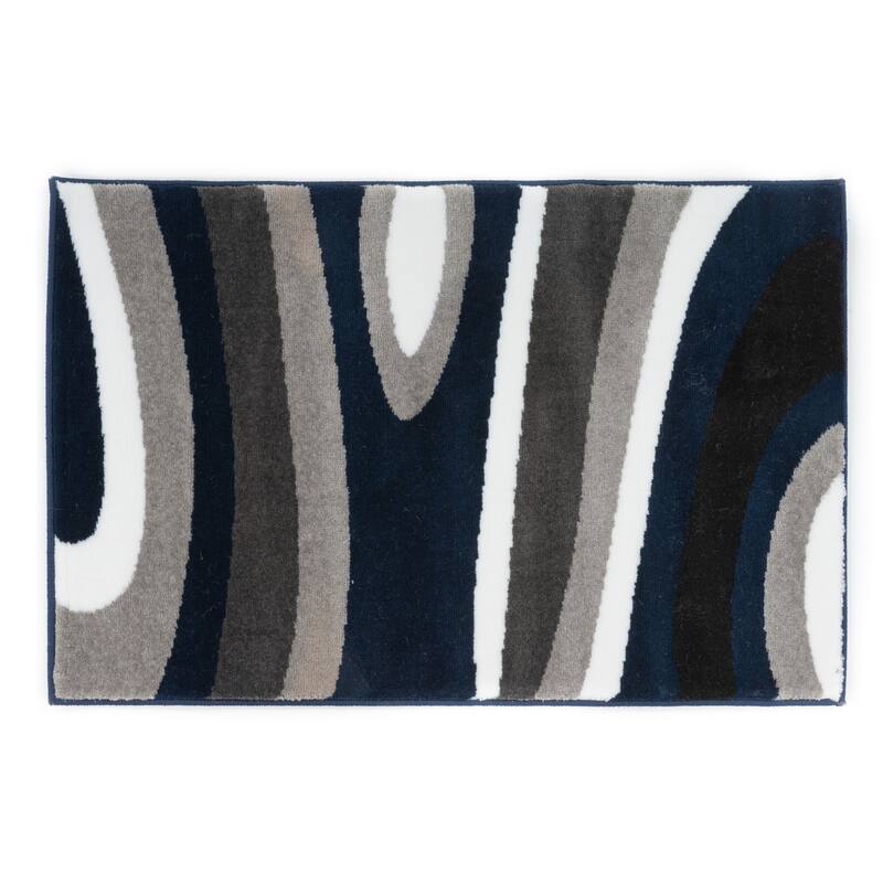 World Rug Gallery Abstract Contemporary Modern Area Rug