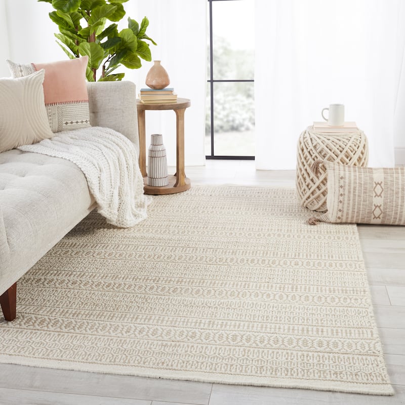 Rafferty Natural Trellis Area Rug