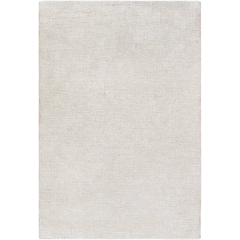 Farina Modern Wool/Viscose Handmade Area Rug