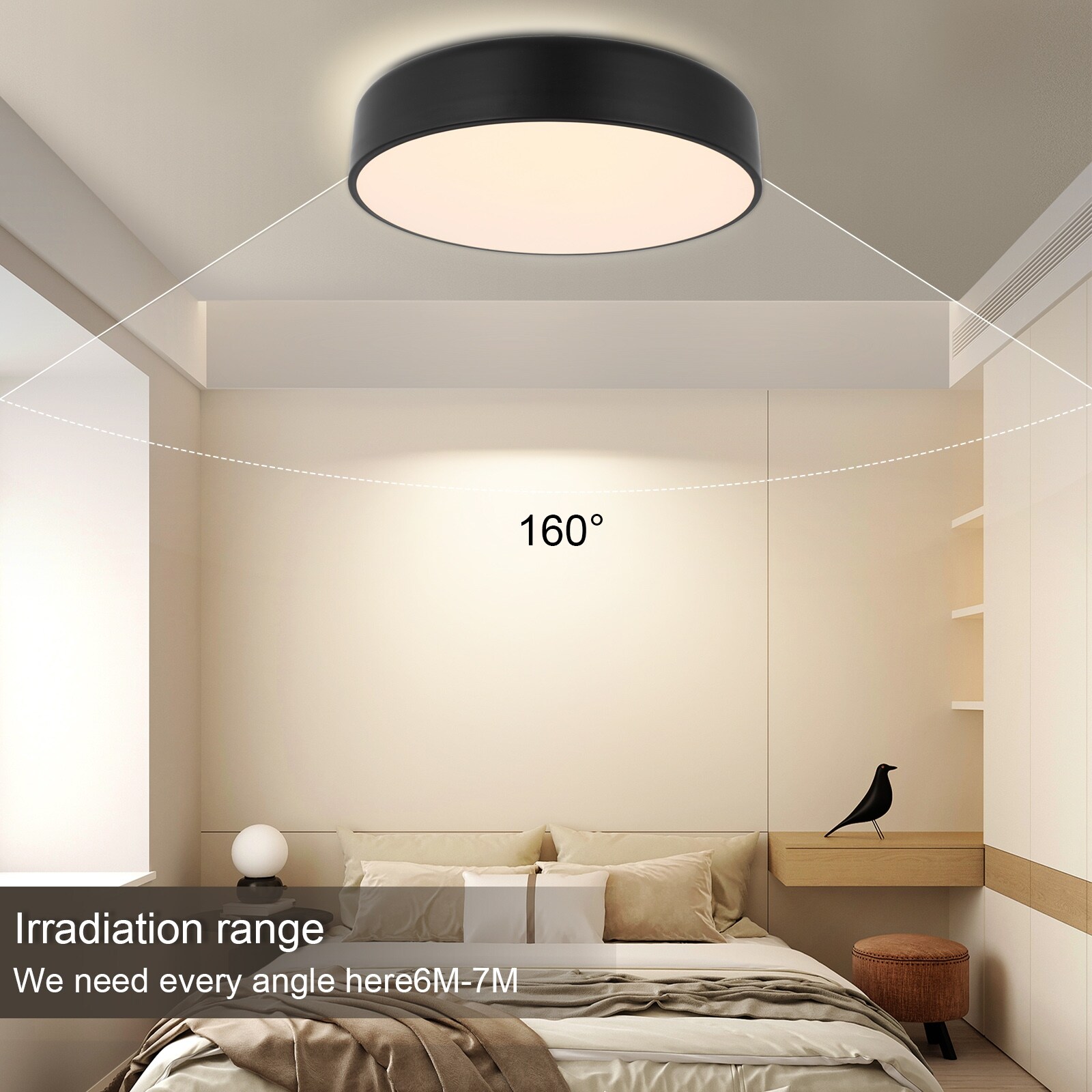 Black ceiling lights the range 2025