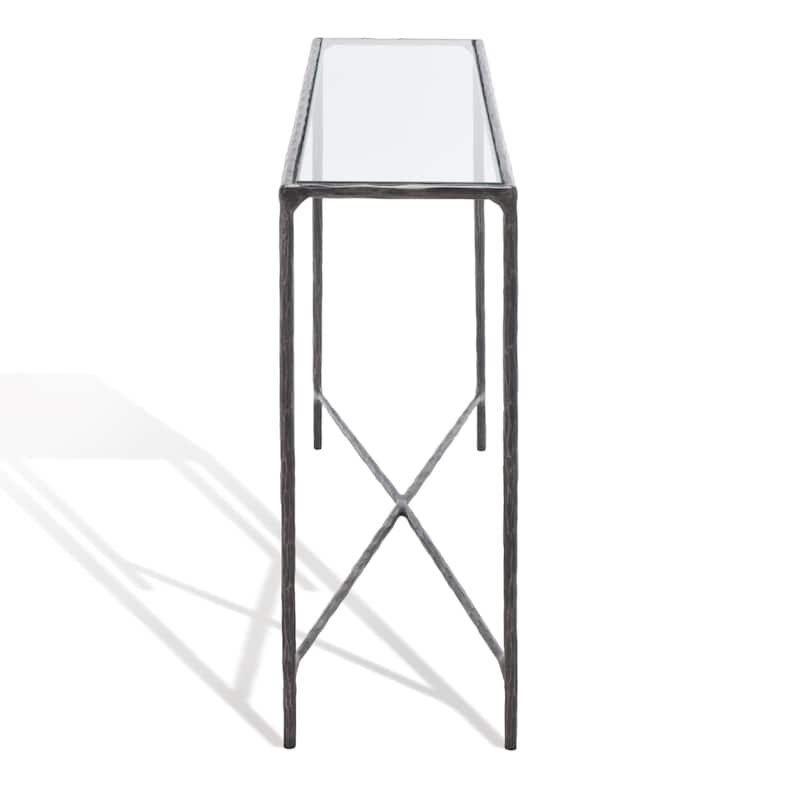 SAFAVIEH Couture Dorotea Forged Metal Rectangle Console Table - 48" W x 12" L x 30" H - 48"W x 12"D x 30"H