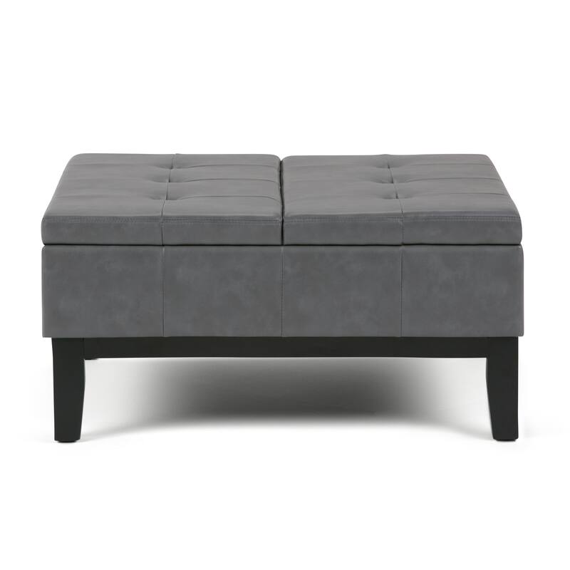 WYNDENHALL Lancaster 36-in. Wide Contemporary Square Table Ottoman