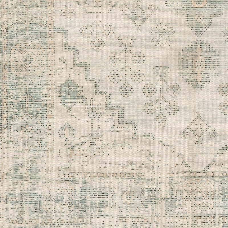 Livabliss Barack Distressed Medallion Handmade Cotton Area Rug