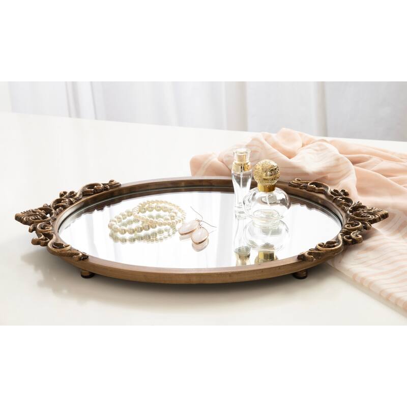 Kate and Laurel Arendahl Mirrored Decorative Tray