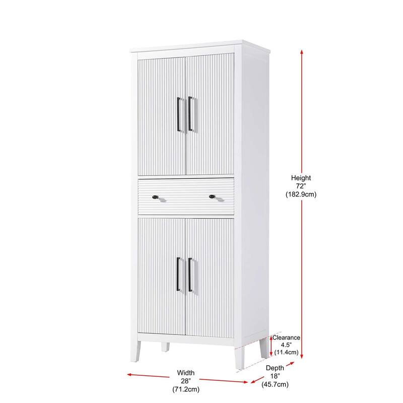 Kensington 16-28 Inch Bath Storage Cabinet