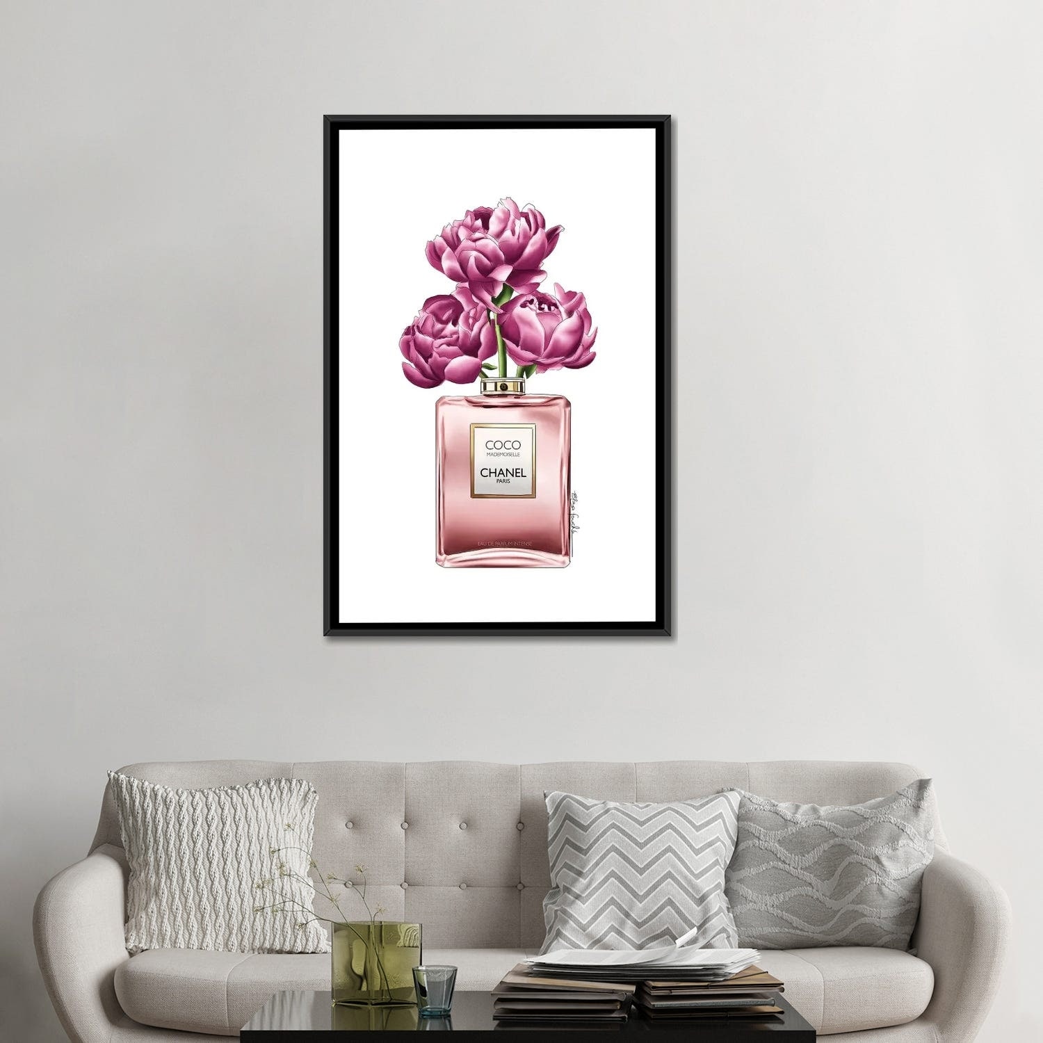 iCanvas Perfume & Flowers by Elza Fouche Framed Canvas Print - Bed Bath &  Beyond - 36823631