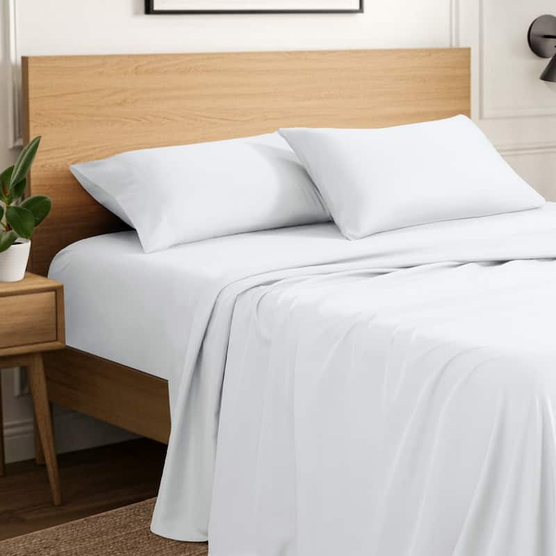 Ivy Union Microfiber Sheet Set - Deep Pocket - King - White