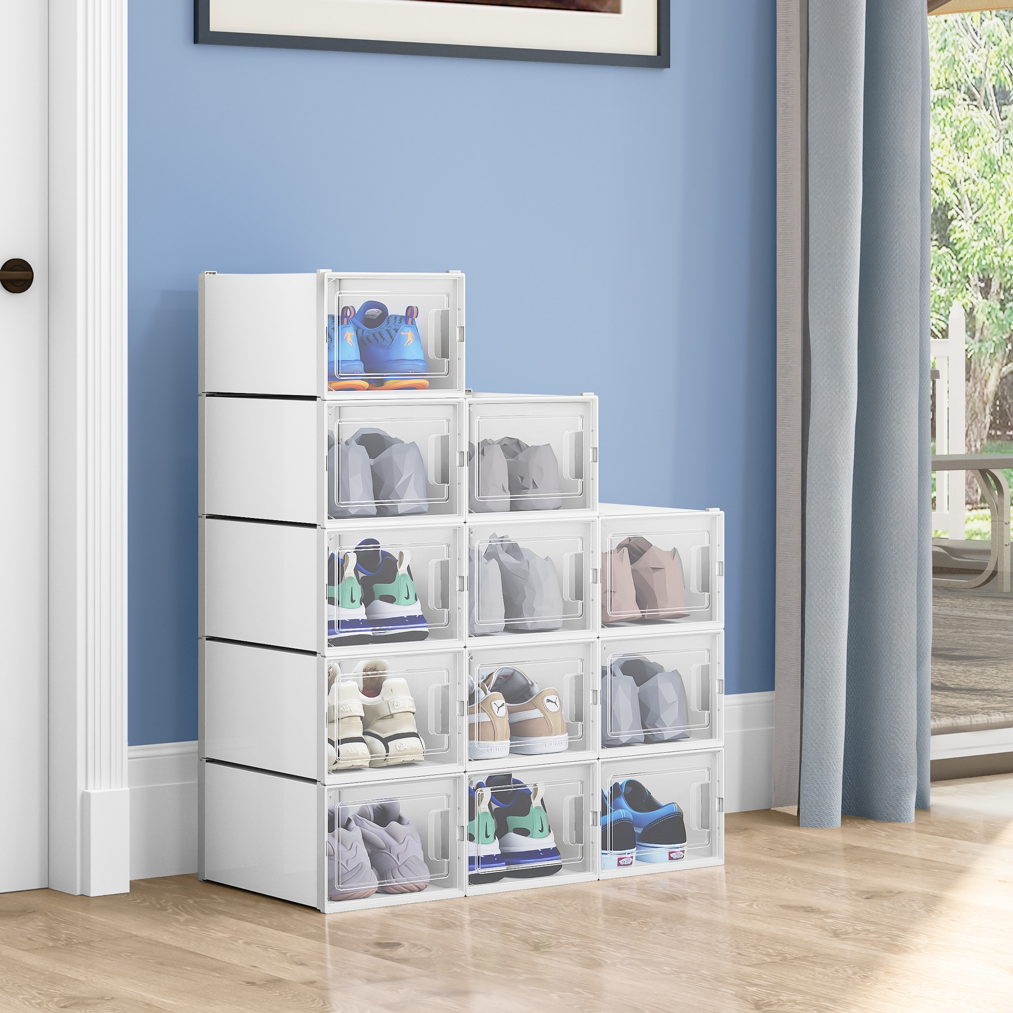 Clear shoe storage boxes ikea deals