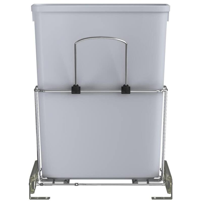 Rev-A-Shelf RUKD Series Bottom Mount Single Bin Trash Can - 32 Quart