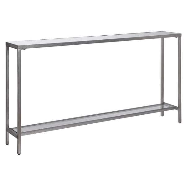 slide 2 of 6, Uttermost Hayley Silver Console Table