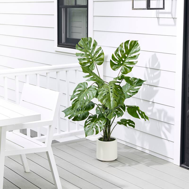 4' UV Potted Monstera Plant