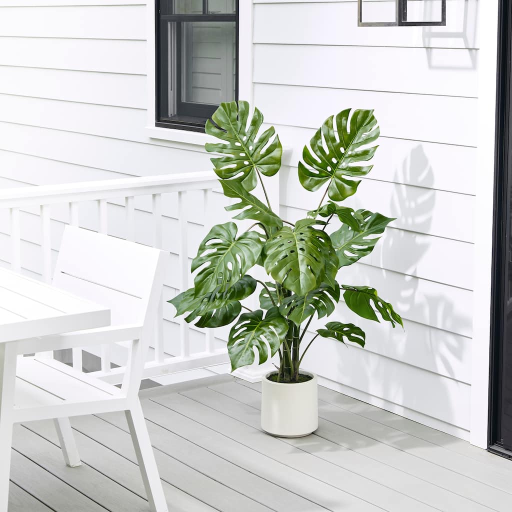 4' UV Potted Monstera Plant