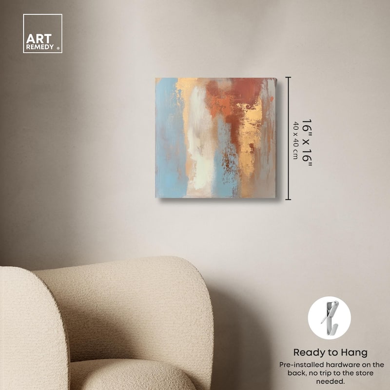 Coastal Rust II Canvas by Art Remedy, Gallery Wrapped