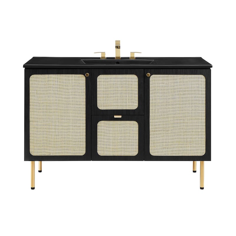 Chaucer Bathroom Vanity with Black Basin Included