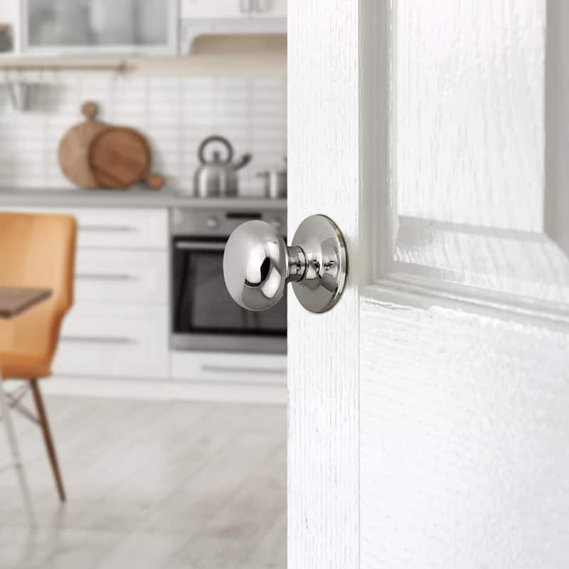 Design House Cambridge Passage Door Knob with Round Rose