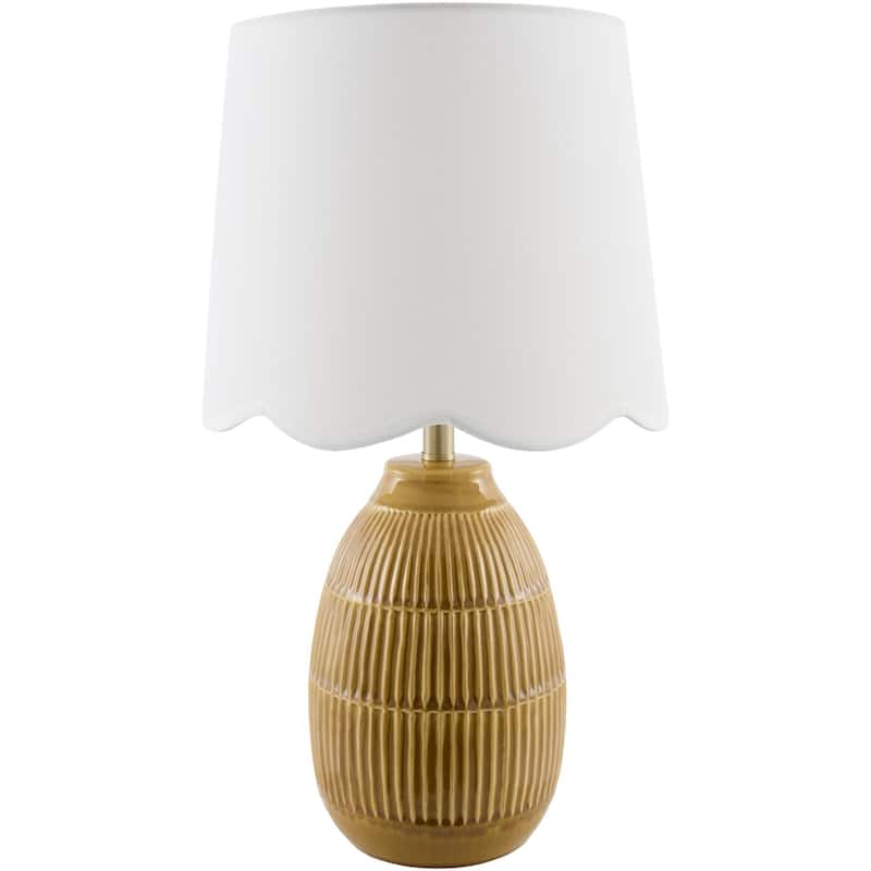 Livabliss Soleny Traditional Accent Table Lamp - Orange