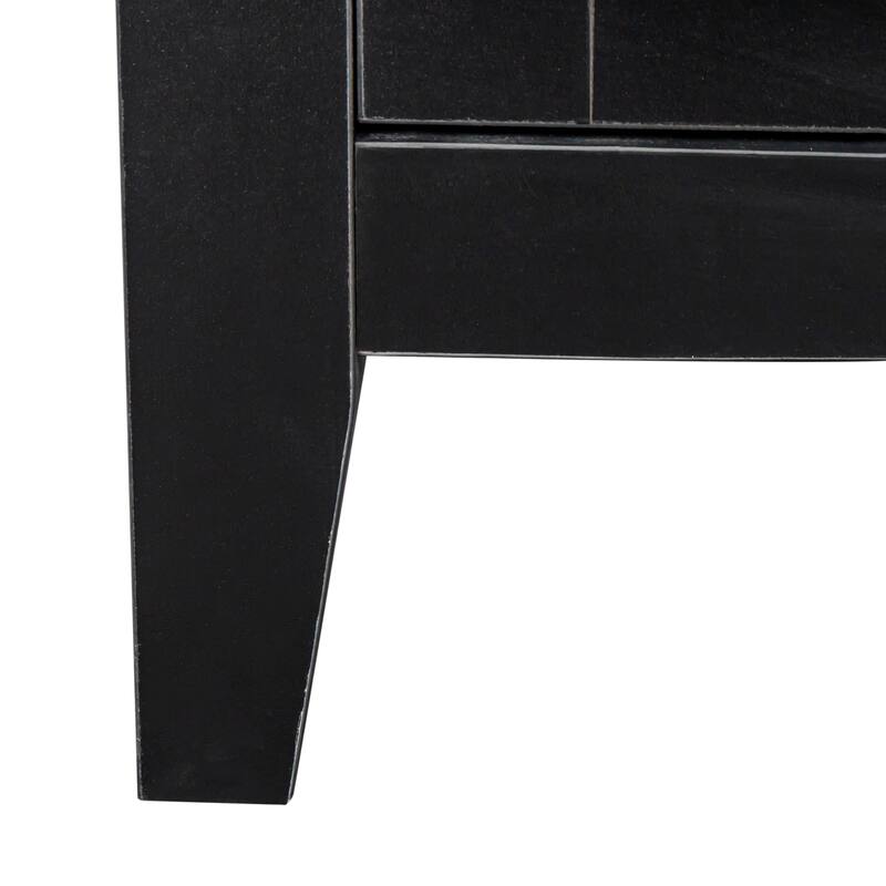 Black Sideboard Storage Cabinet Console Cabinet Media Cabinet