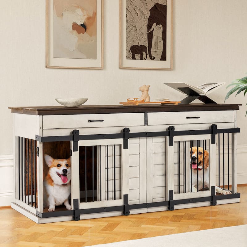 Pawrents' Dream: Anxiety-Free Dog Den Doubles as Stylish Living Room Centerpiece - 72 in - Square