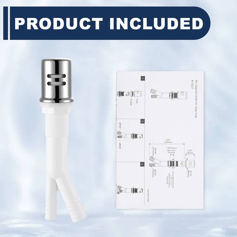 WOWOW Dishwasher Air Gap Cover for Kitchen Sink