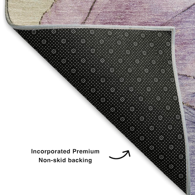 Premium Washable Super Soft Abstract Watercolor Mayfield Rug