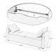 preview thumbnail 13 of 69, Franco Modern Upholstered Storage Bench with Two Throw Pillows and Thick Padded Cushion