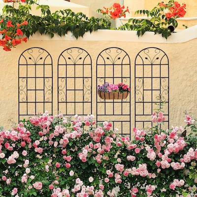 4 Pack Metal Garden Trellis