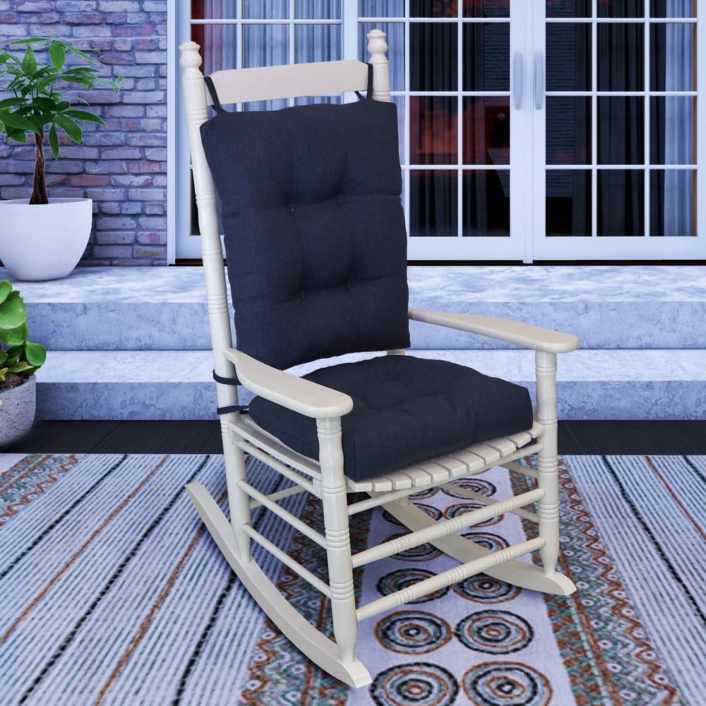 Klear Vu Outdoor Performance Fabric Rocking Chair Cushion Set