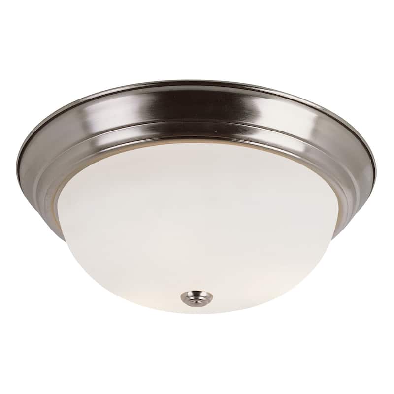 Trans Globe Lighting 2 Light 13" Flush Mount Round Ceiling Fixture