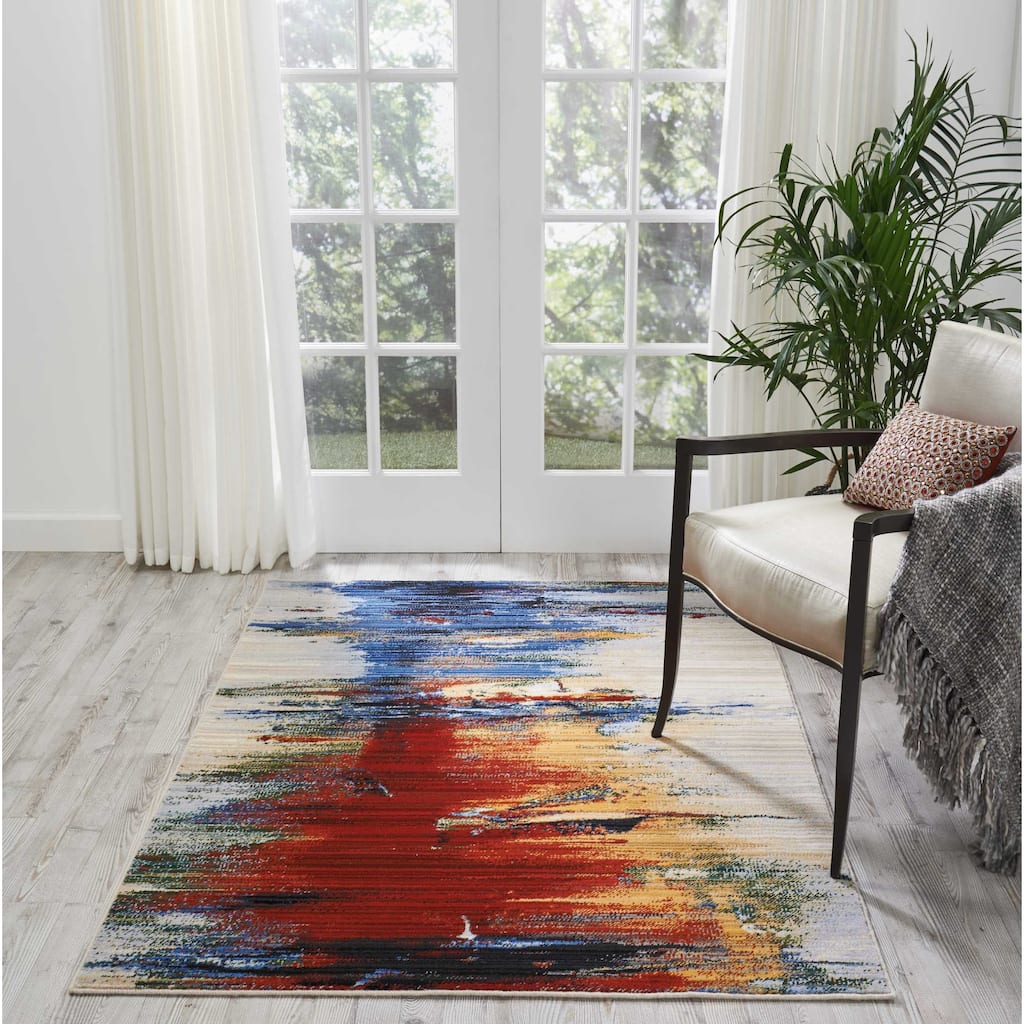 Nourison Chroma Colorful Abstract Area Rug