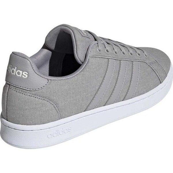 adidas men's grand court sneaker grey