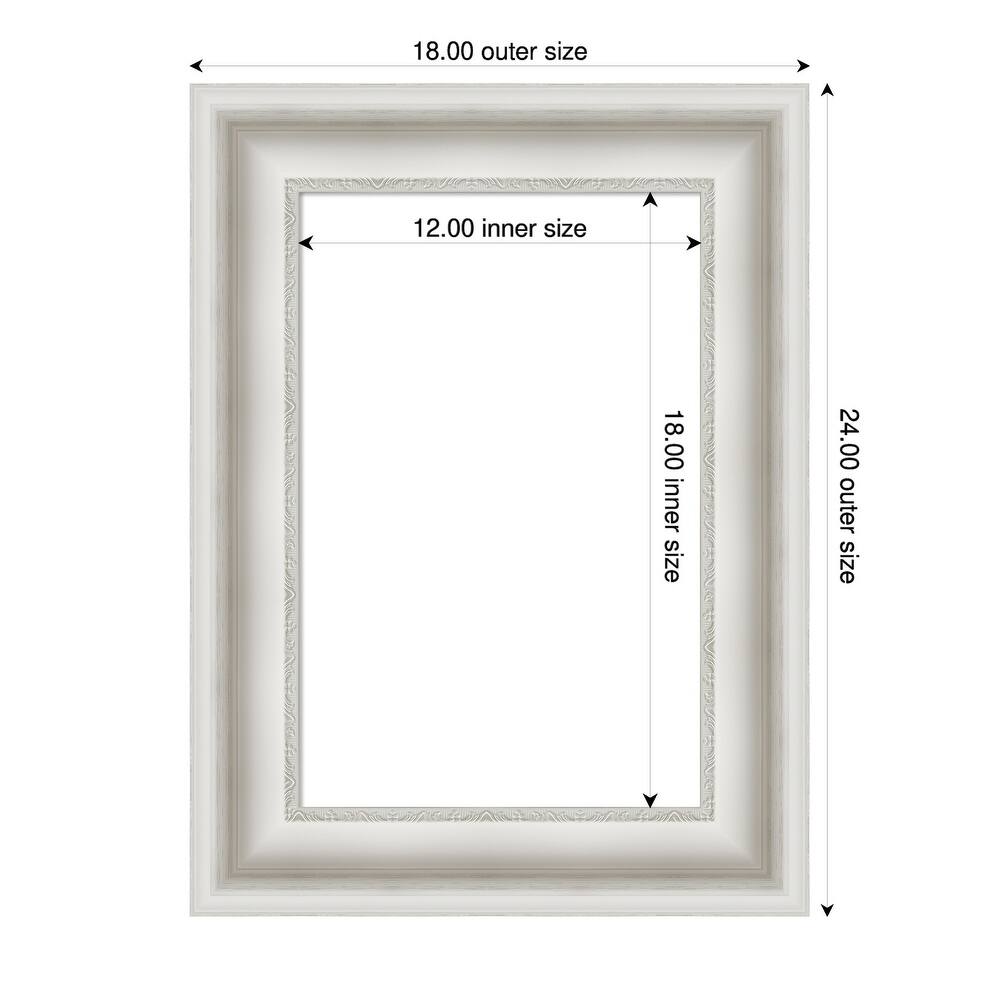 Amanti Art Parlor Black Framed Dry Erase Magnetic Board
