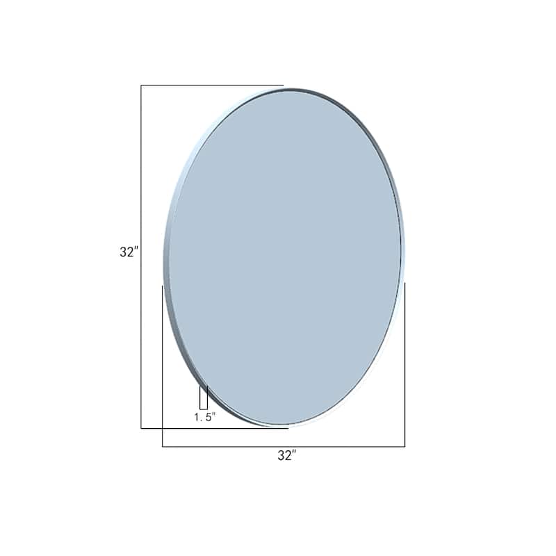 32'' Round LED Lighted Accent Bathroom/Vanity Wall Mirror