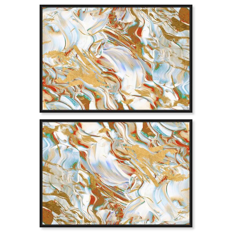 Summer glam Canvas by Art Remedy - 36" x 45" - White
