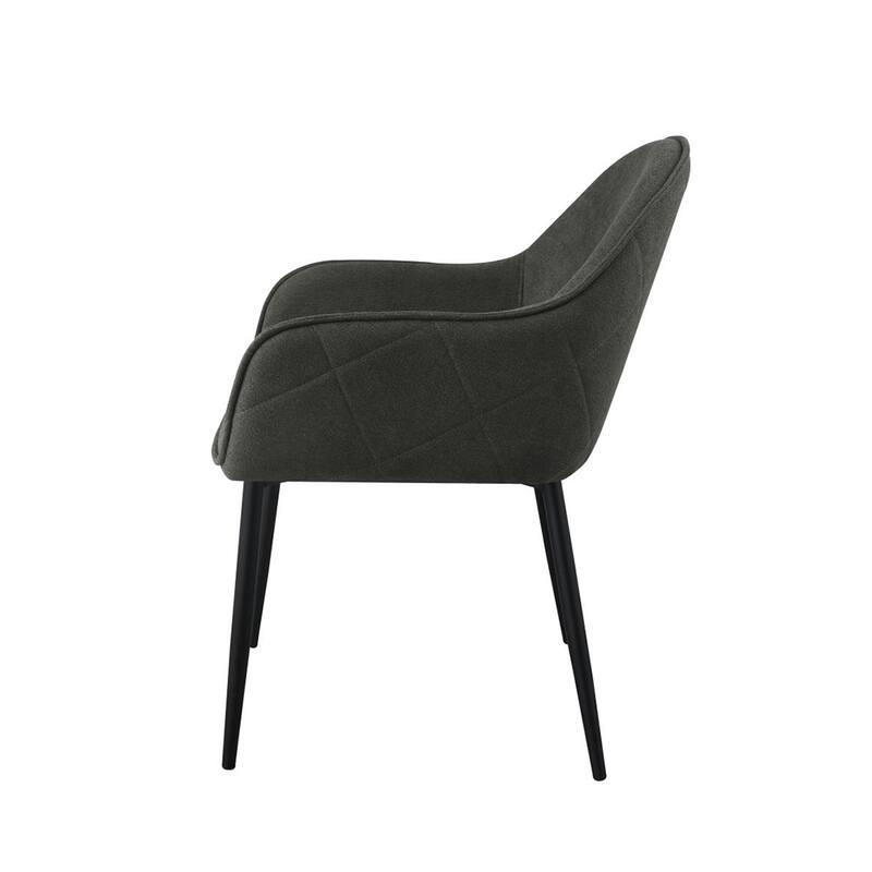 Set of 2 Fabric Upholstered Dining Chairs