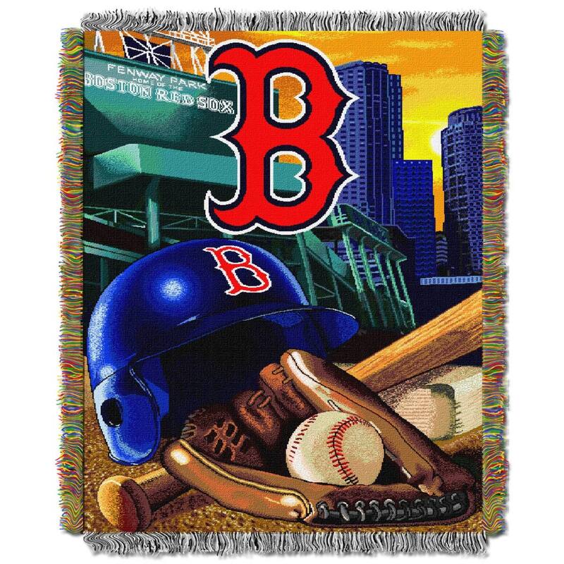MLB Woven Tapestry Throw Blanket