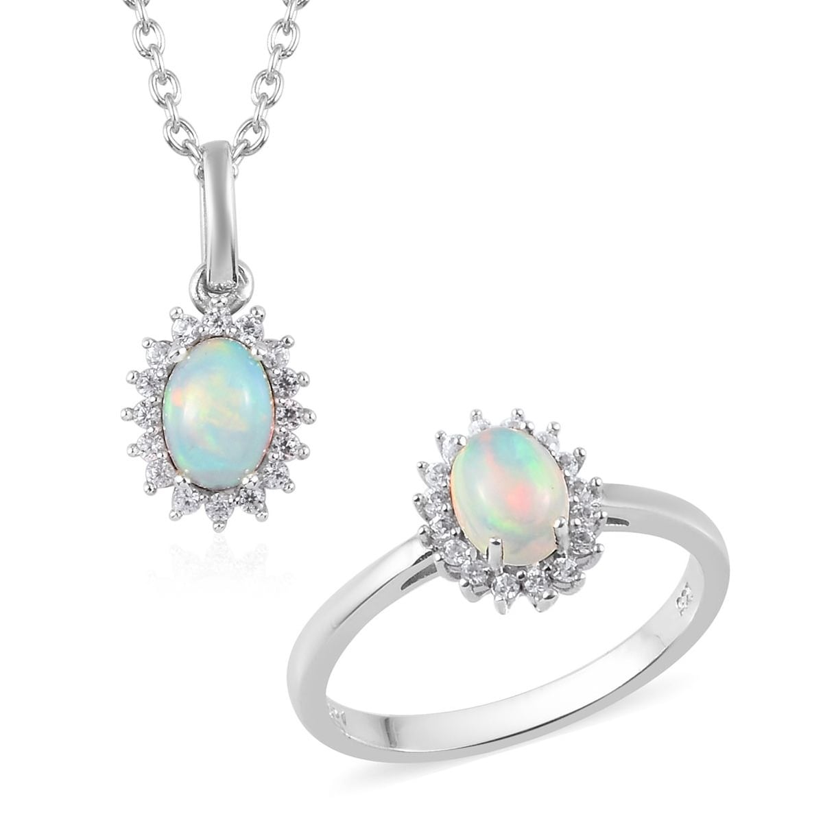 Shop 925 Sterling Silver Opal Ring 