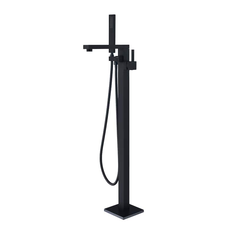 Altair Campia Single Lever Handle Freestanding Floor Mounted Tub Filler with Handshower