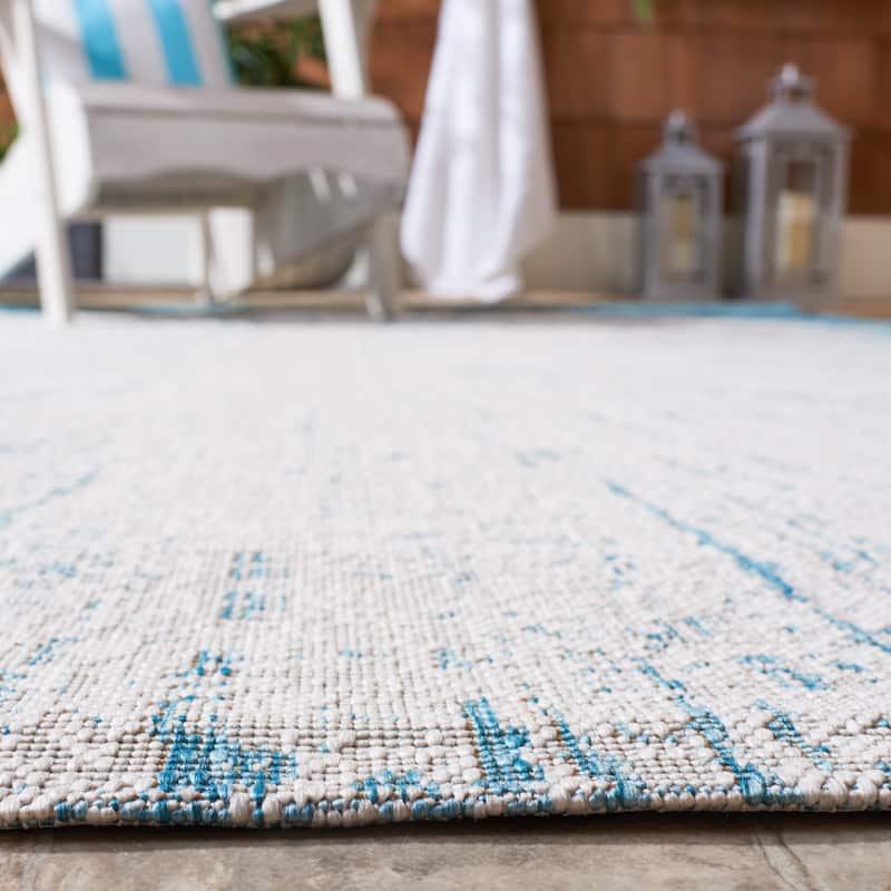 SAFAVIEH Courtyard Sabaha Indoor/Outdoor Waterproof Patio Backyard Rug