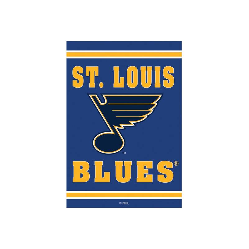 Embossed Suede Flag, House Size, St Louis Blues