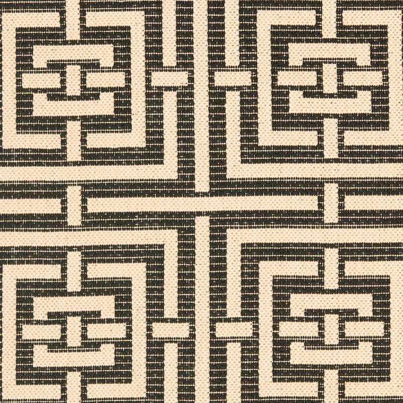 SAFAVIEH Courtyard Ginger Indoor/ Outdoor Waterproof Patio Backyard Rug