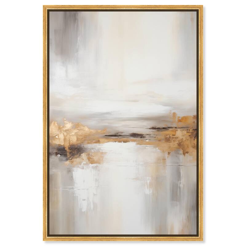 Gold Dust II Canvas by Art Remedy - Gold - 30" x 45"