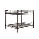 Multi-Functional All-in-One Bunk Bed (Queen/Queen) with Ladder & Safety ...