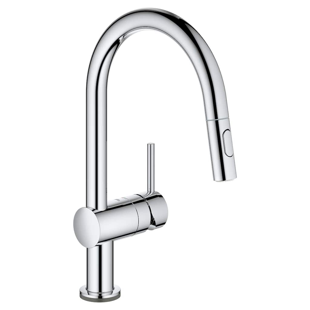 Grohe Minta 1.75 GPM Single Hole Pull Down Kitchen Faucet with On/Off