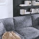 preview thumbnail 7 of 34, GDFStudio - Jackson Oversized L-Shaped Corduroy Corner Couch with Armrest Storage