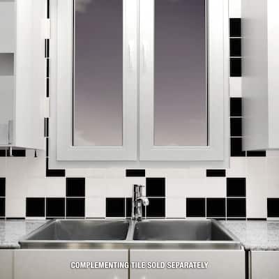 Glossy White 9-7/8" X 15-3/4" Ceramic Wall Tile - 10.90 Sq. Ft