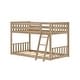 preview thumbnail 15 of 17, Max and Lily Scandinavian Twin over Twin Low Bunk Bed